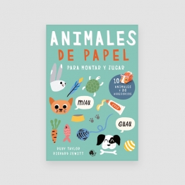 Portada Libro Animales de papel para montar y jugar