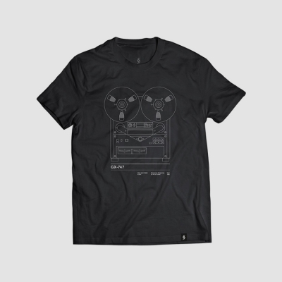 Camiseta hombre talla S - GX747 negra 
