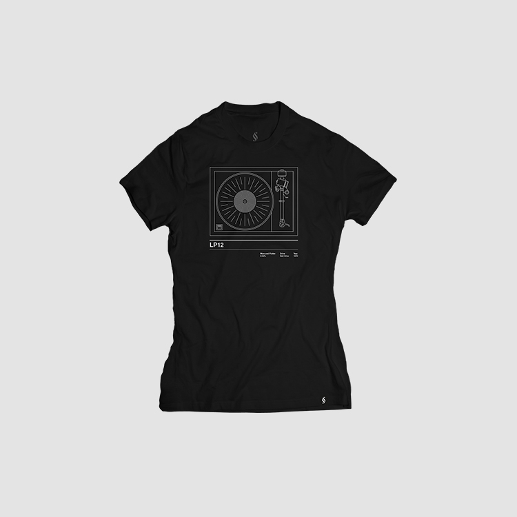 Camiseta mujer talla S - LP12 negra